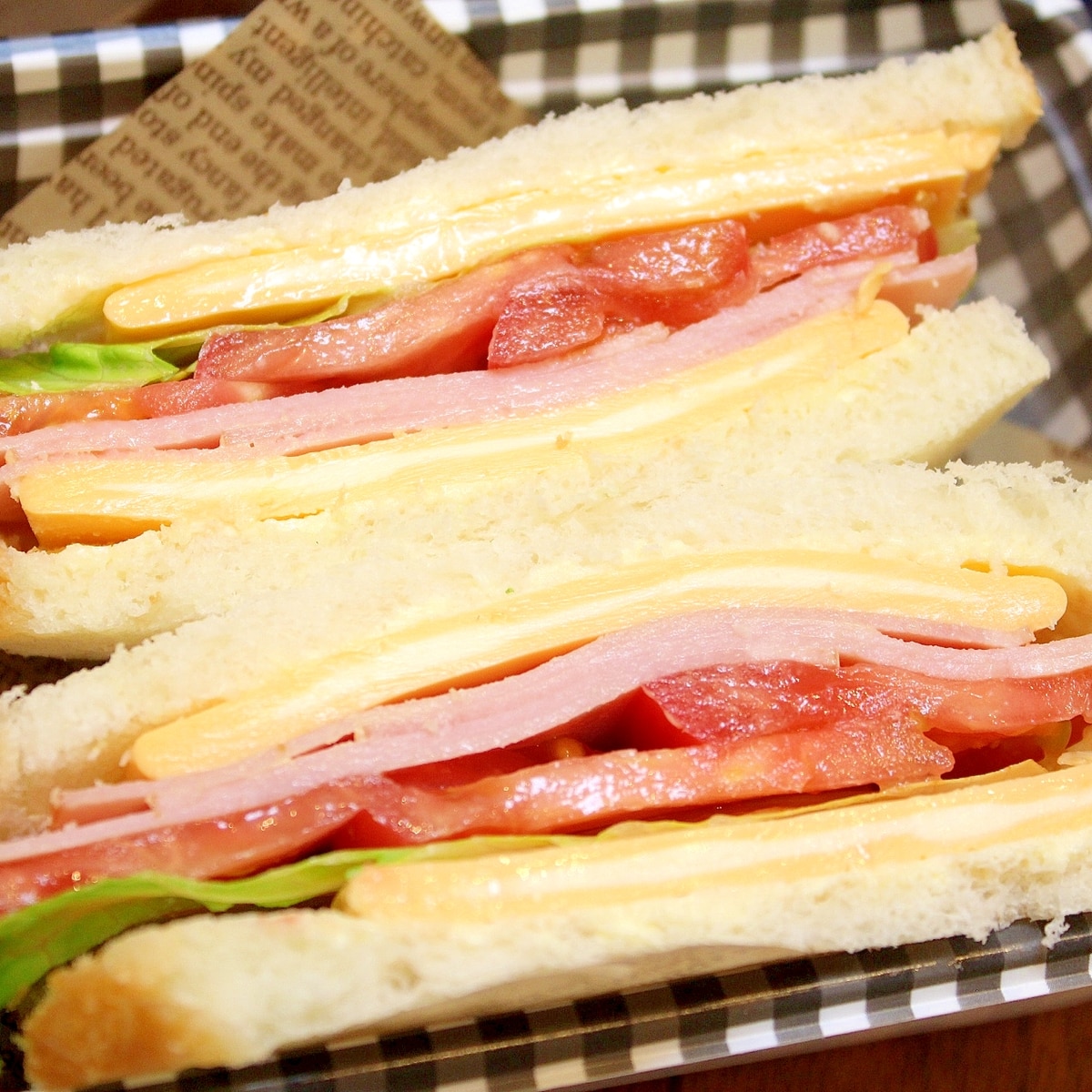 ハムと3層チーズのサンドイッチ レシピ 作り方 By ラムちゃん1224 楽天レシピ